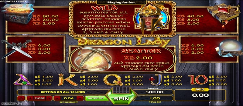dragon lady jackpot