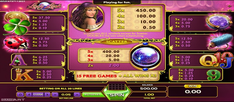 lady luck casino spielkunst